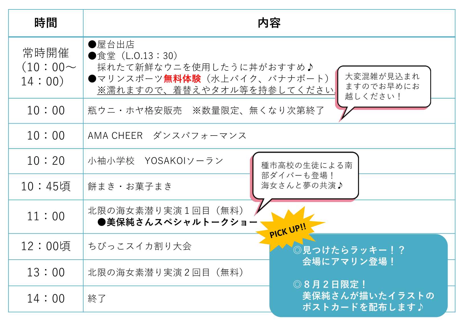 スケジュール