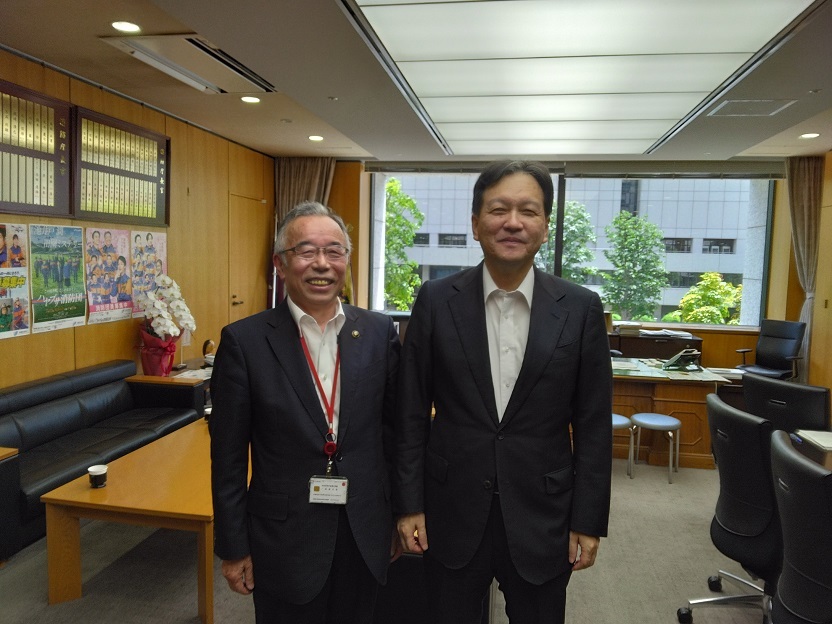 消防庁長官 大沢博さまと