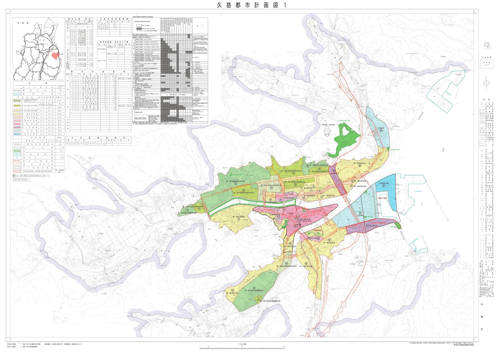 久慈都市計画図1