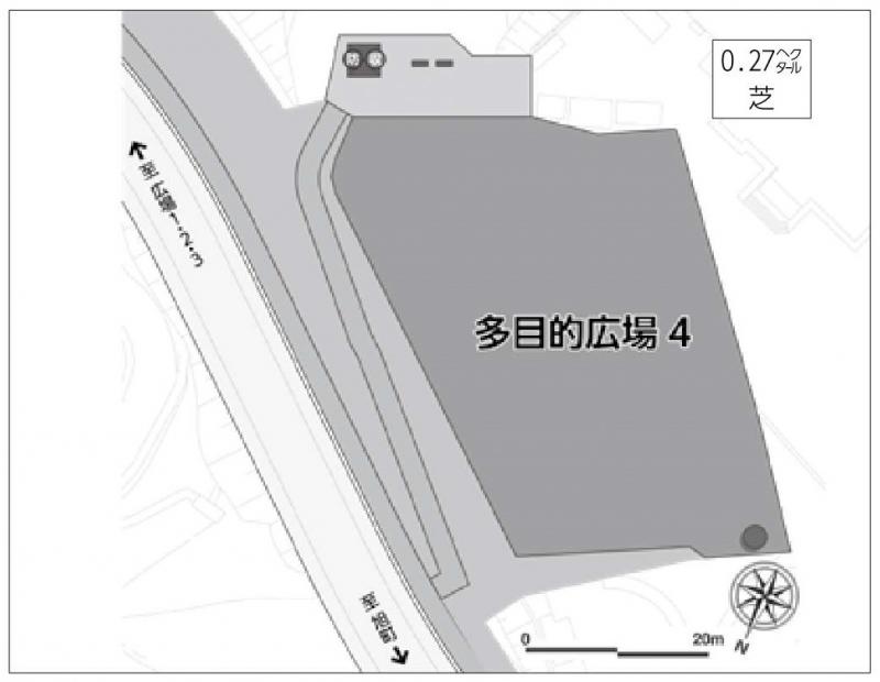 多目的広場4の案内図