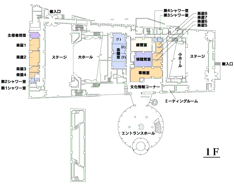 画像：1階平面図